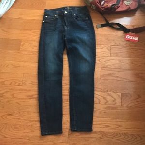 Seven For All Mankind Cropped Skinny Jeans